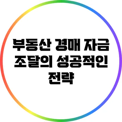 부동산 경매 자금 조달의 성공적인 전략